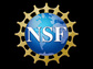 The NSF logo on a black background.